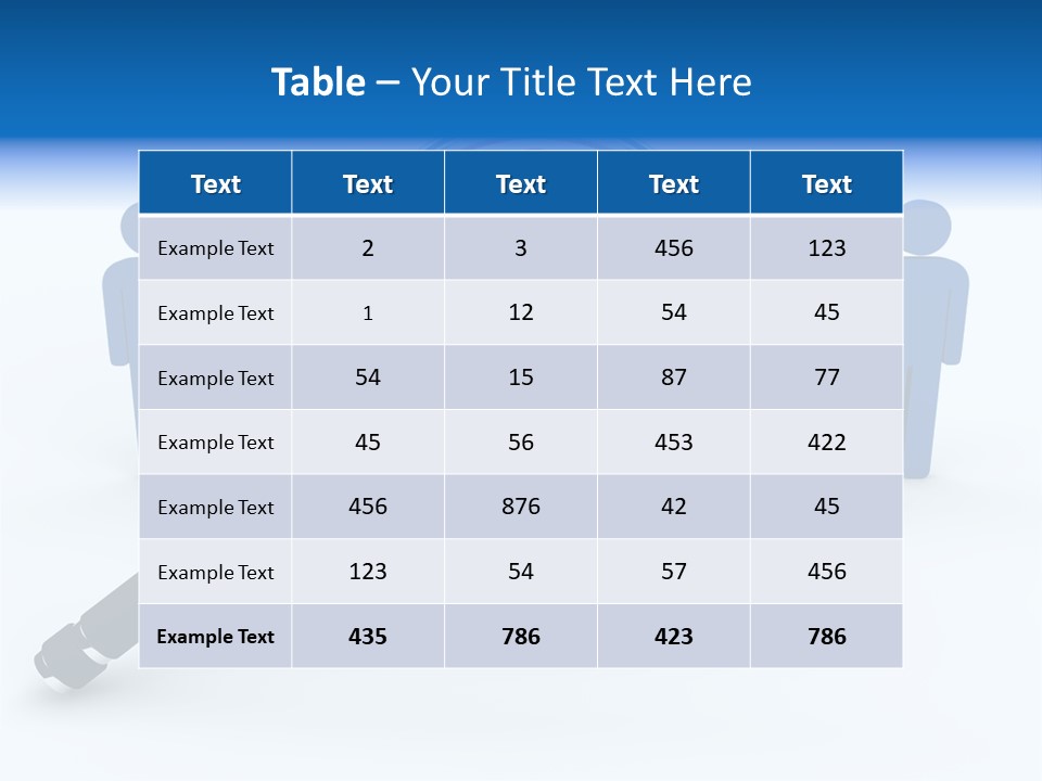 Blue Background Series PowerPoint Template