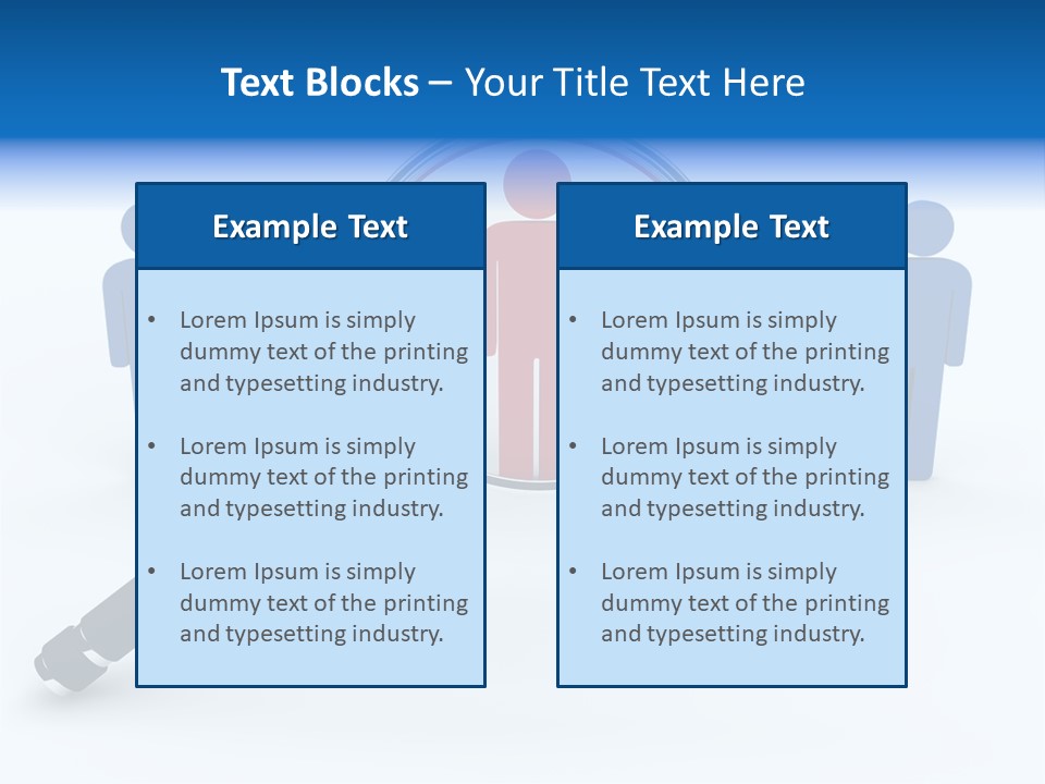 Blue Background Series PowerPoint Template