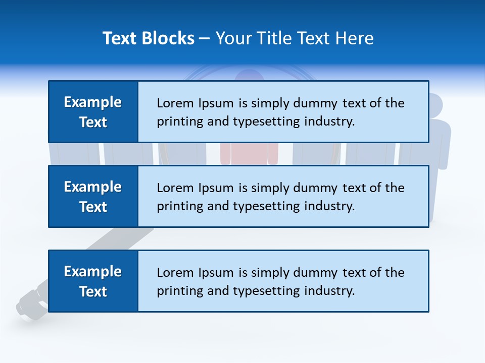 Blue Background Series PowerPoint Template
