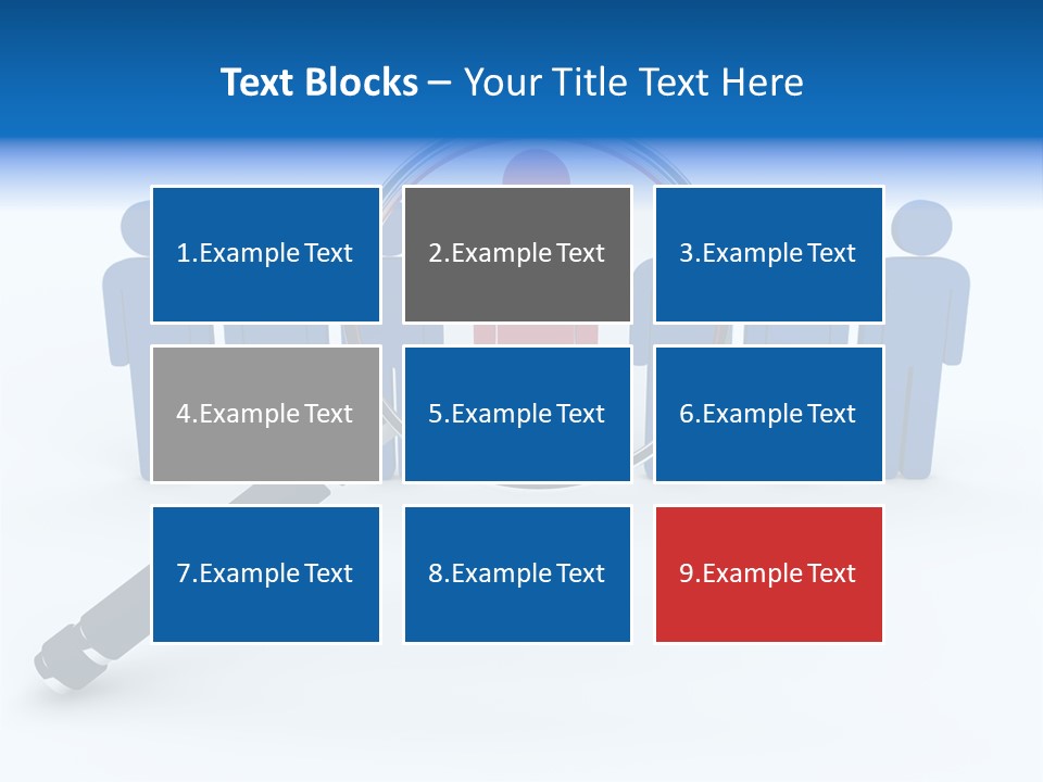 Blue Background Series PowerPoint Template