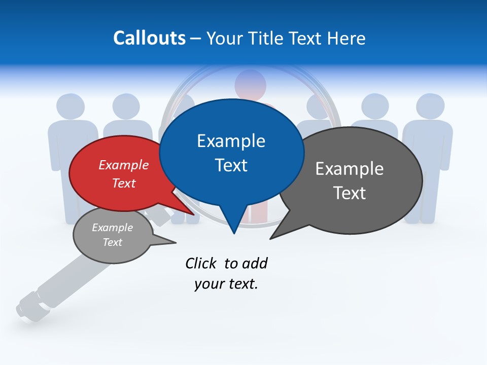 Blue Background Series PowerPoint Template