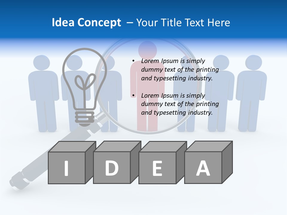 Blue Background Series PowerPoint Template