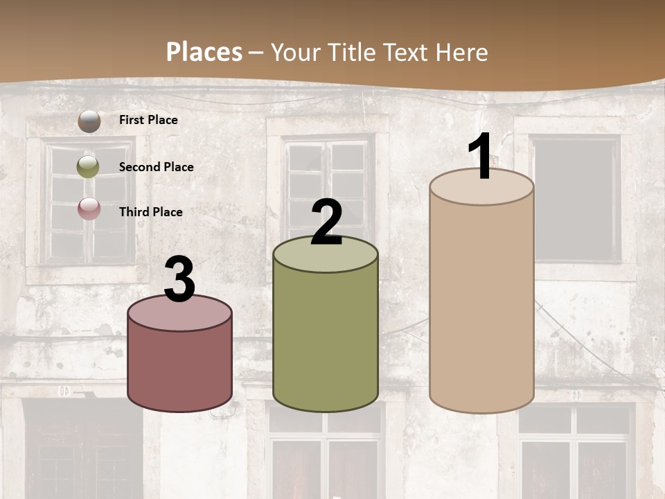 Facade Urban Abandoned PowerPoint Template