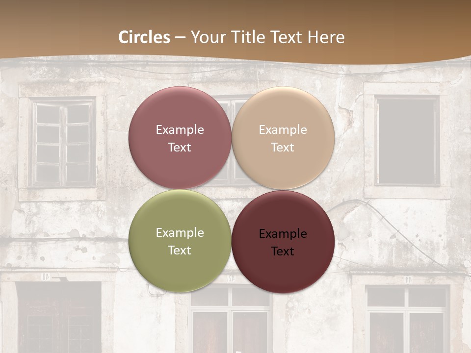 Facade Urban Abandoned PowerPoint Template