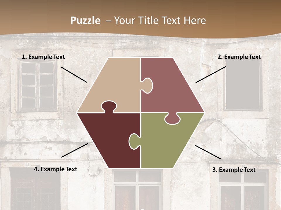 Facade Urban Abandoned PowerPoint Template