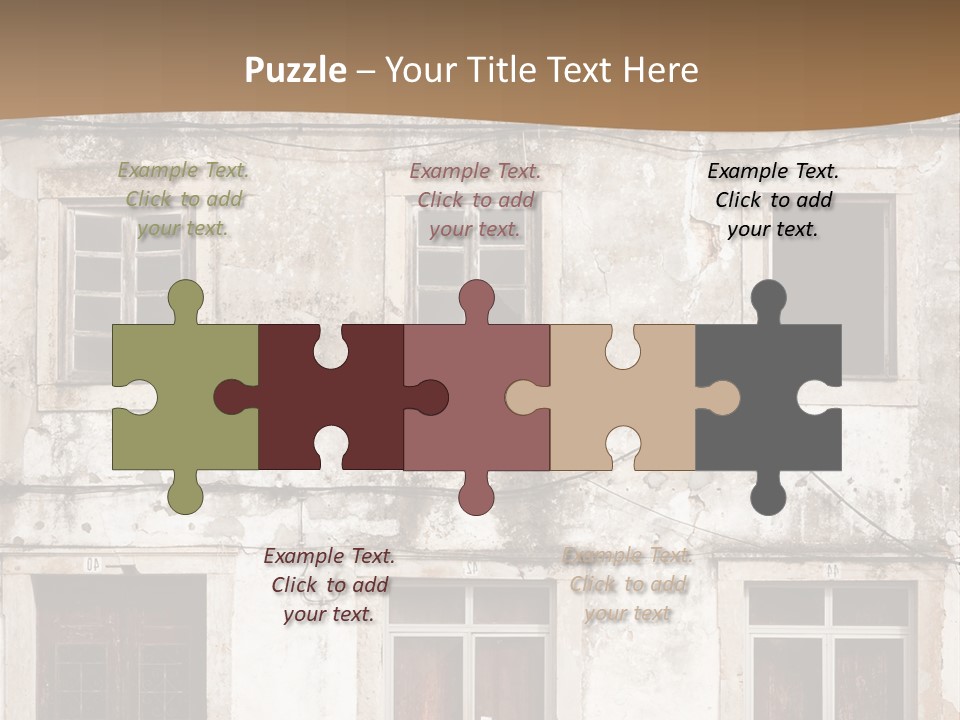 Facade Urban Abandoned PowerPoint Template