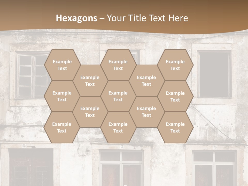 Facade Urban Abandoned PowerPoint Template