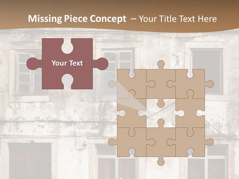 Facade Urban Abandoned PowerPoint Template