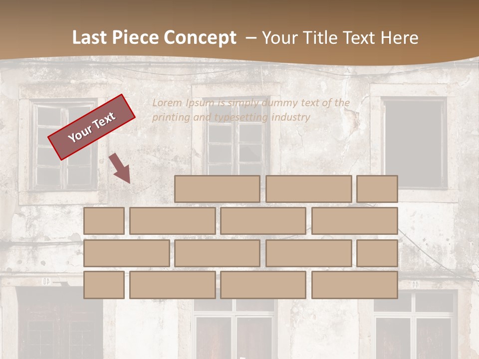 Facade Urban Abandoned PowerPoint Template