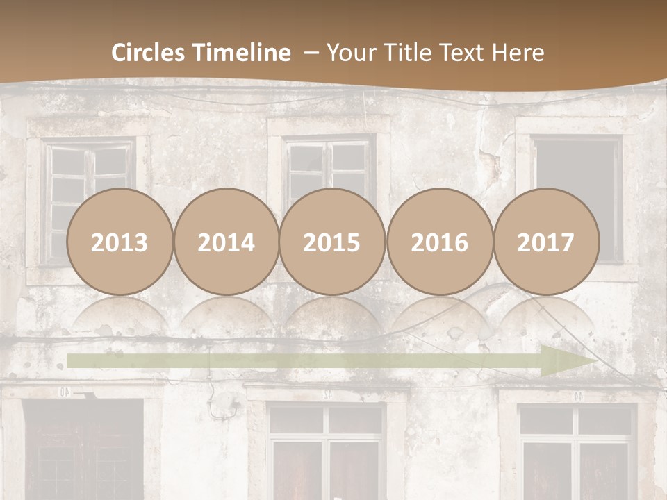 Facade Urban Abandoned PowerPoint Template