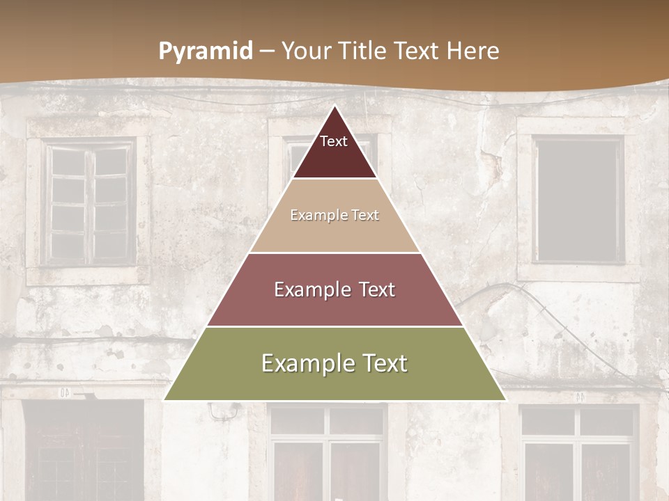 Facade Urban Abandoned PowerPoint Template