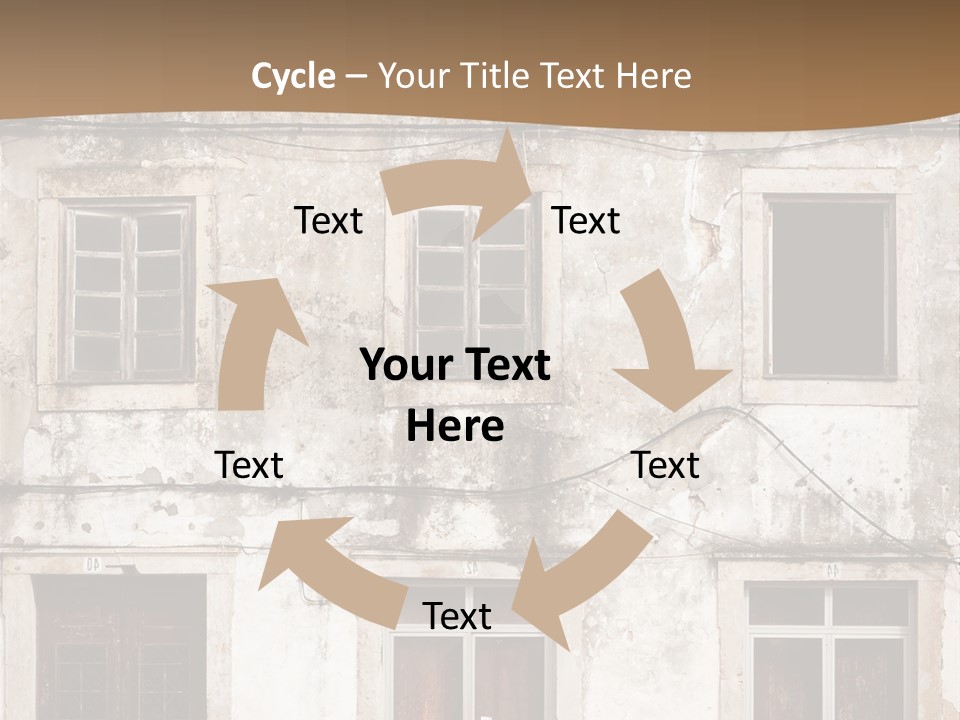Facade Urban Abandoned PowerPoint Template