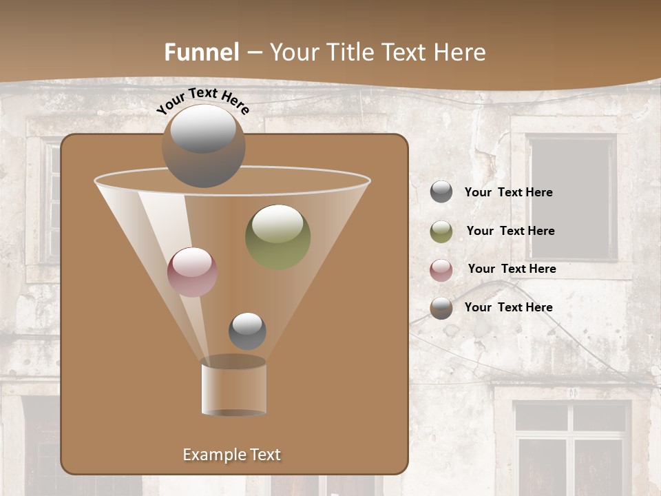 Facade Urban Abandoned PowerPoint Template