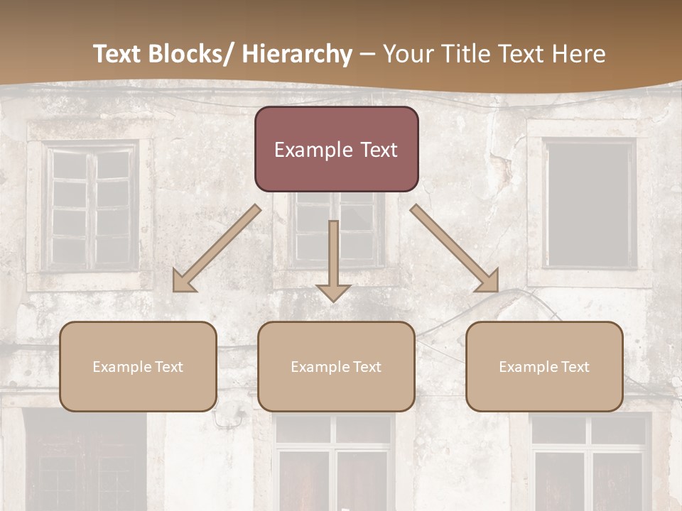 Facade Urban Abandoned PowerPoint Template