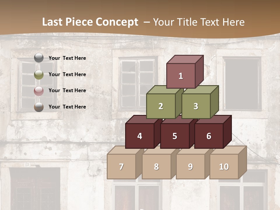 Facade Urban Abandoned PowerPoint Template