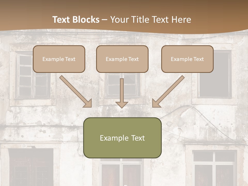 Facade Urban Abandoned PowerPoint Template