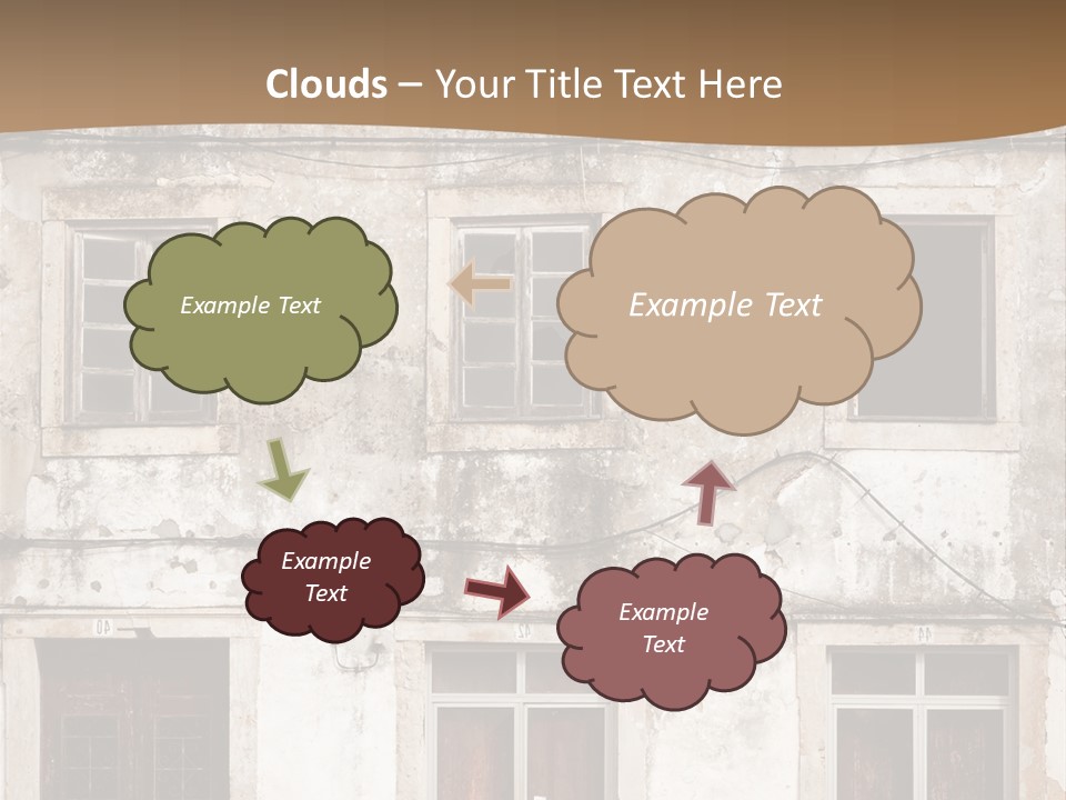 Facade Urban Abandoned PowerPoint Template