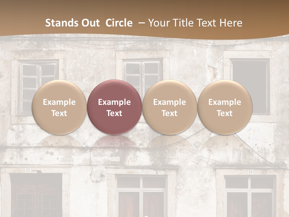 Facade Urban Abandoned PowerPoint Template