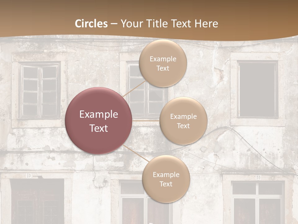 Facade Urban Abandoned PowerPoint Template