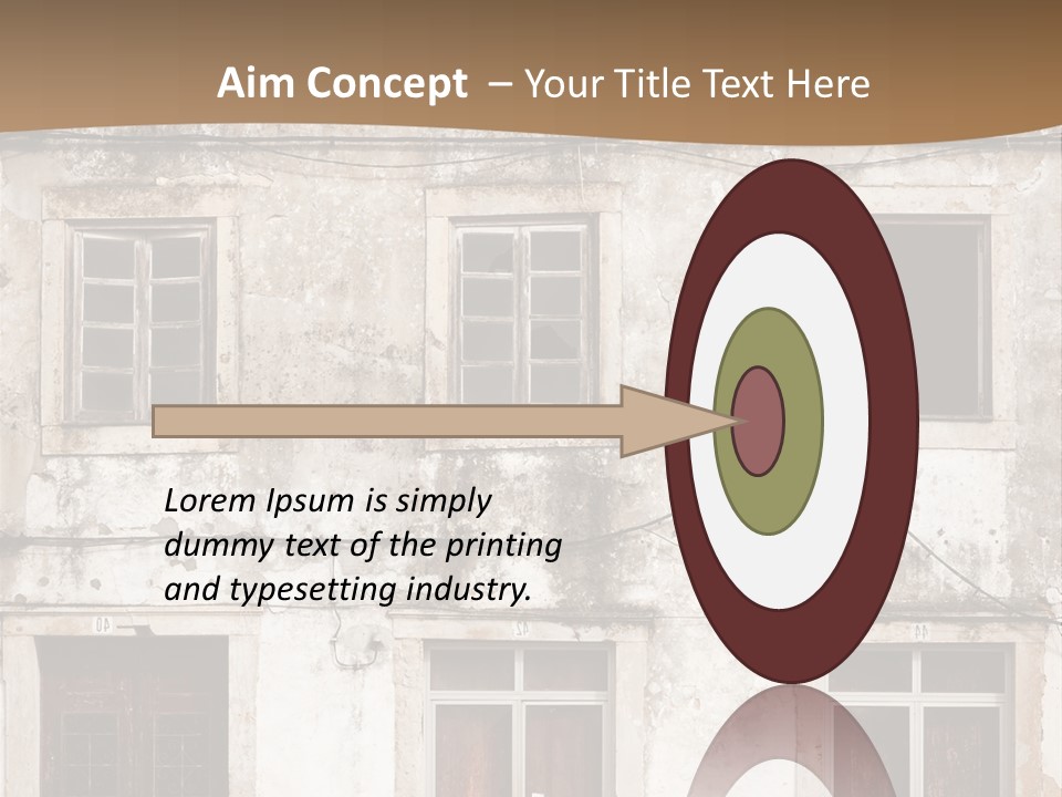 Facade Urban Abandoned PowerPoint Template
