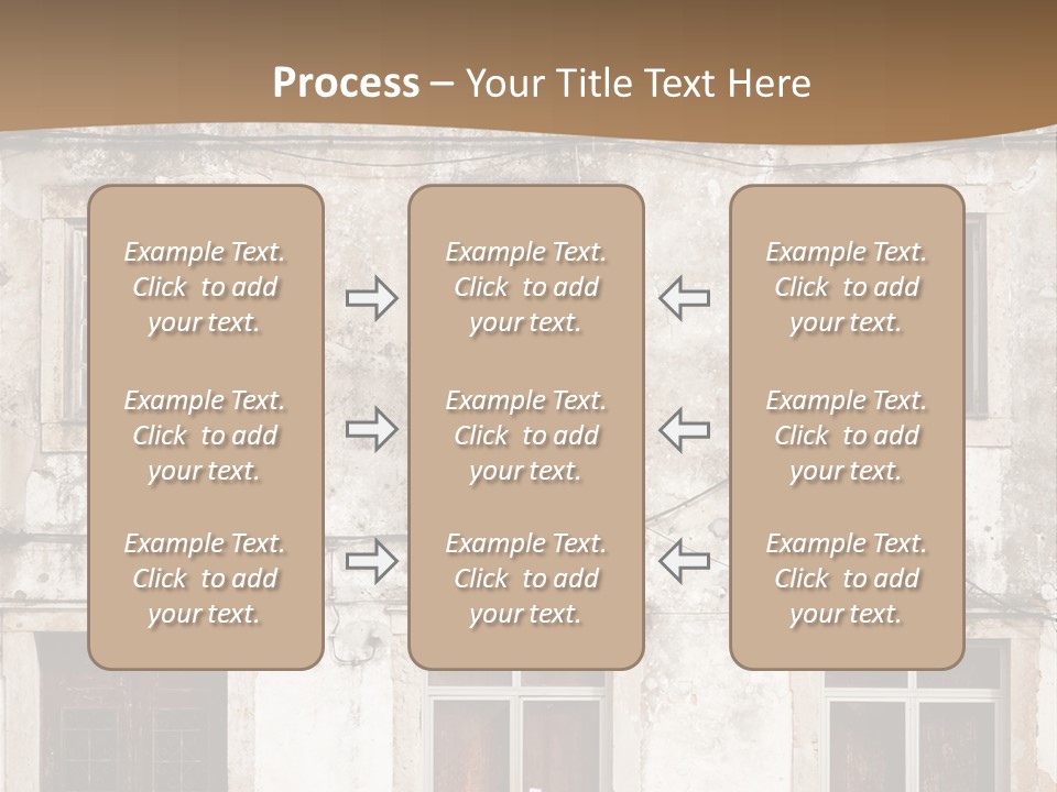 Facade Urban Abandoned PowerPoint Template