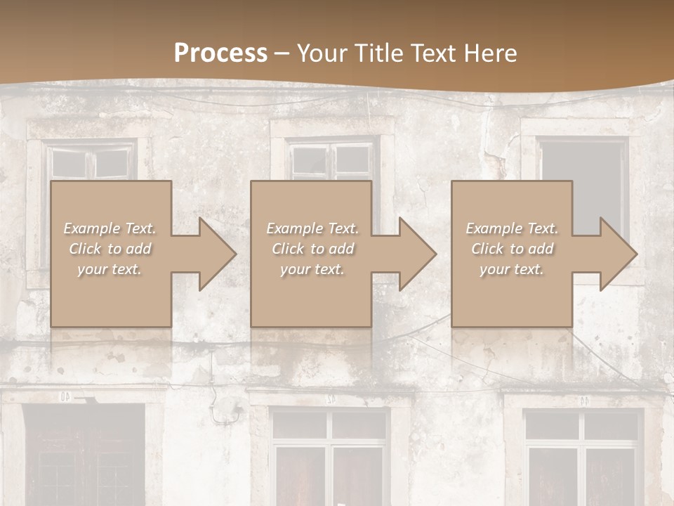 Facade Urban Abandoned PowerPoint Template