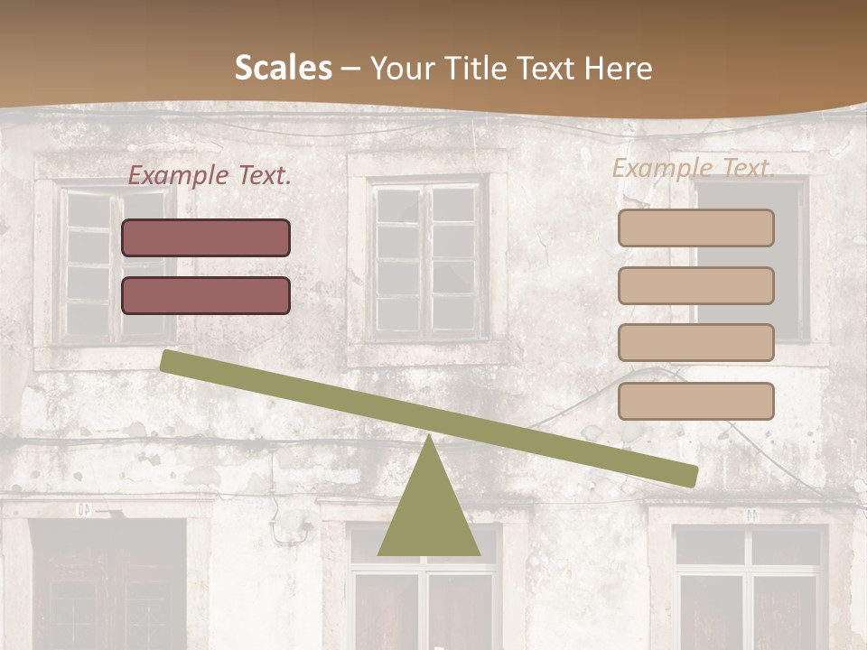 Facade Urban Abandoned PowerPoint Template