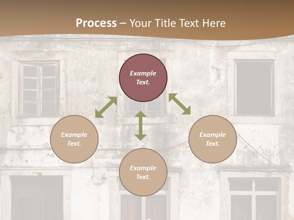 Facade Urban Abandoned PowerPoint Template