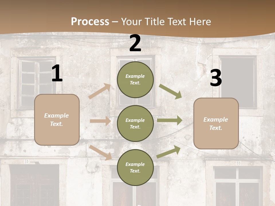 Facade Urban Abandoned PowerPoint Template