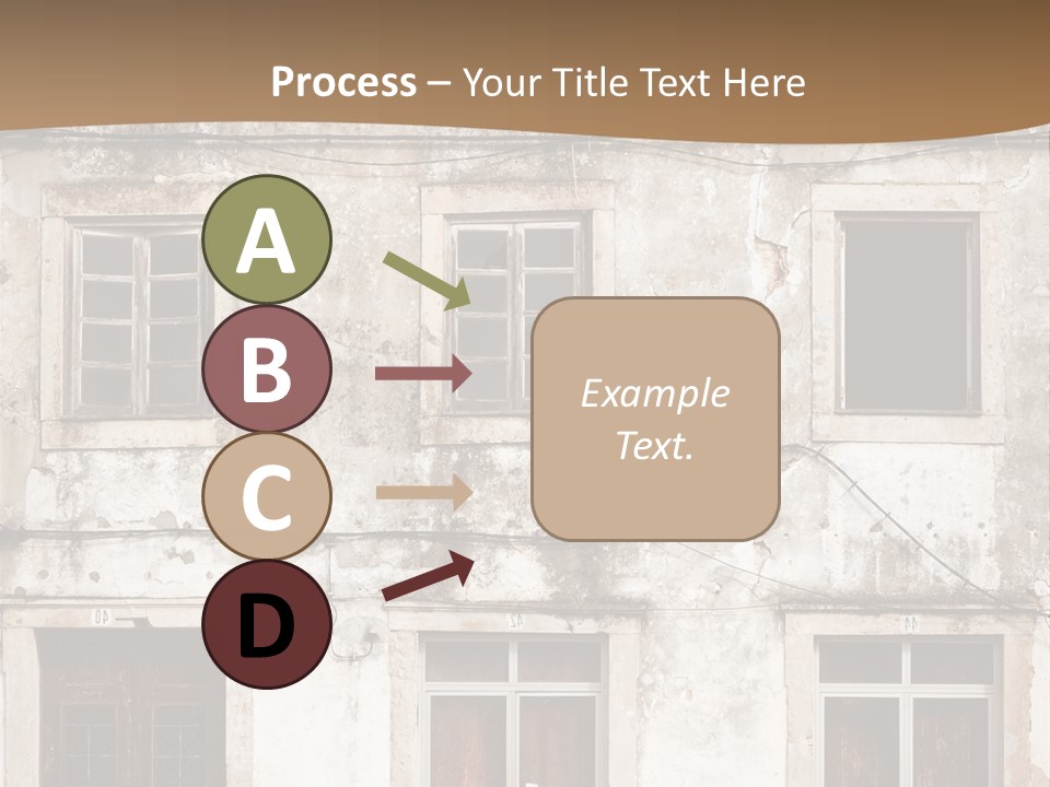 Facade Urban Abandoned PowerPoint Template