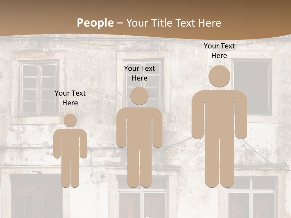 Facade Urban Abandoned PowerPoint Template