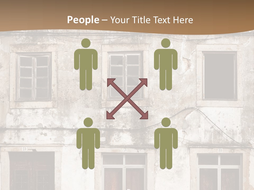 Facade Urban Abandoned PowerPoint Template
