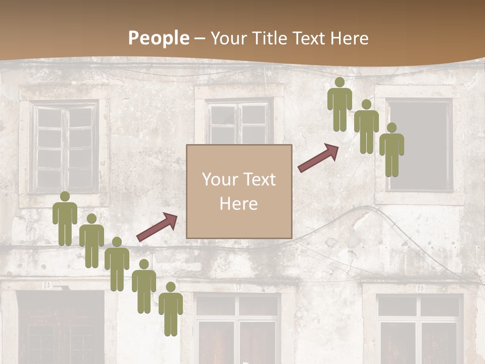 Facade Urban Abandoned PowerPoint Template