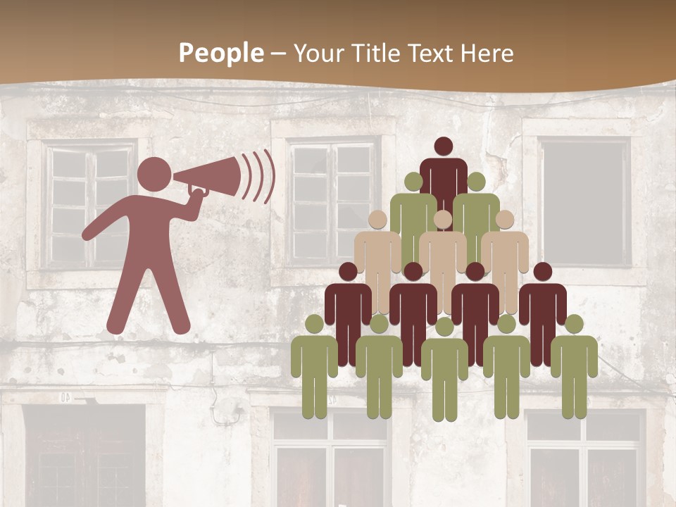 Facade Urban Abandoned PowerPoint Template