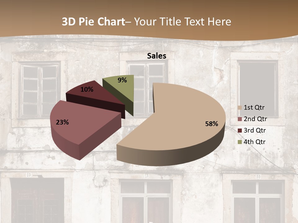 Facade Urban Abandoned PowerPoint Template