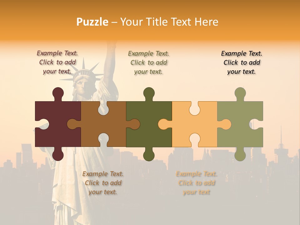 Center River American PowerPoint Template