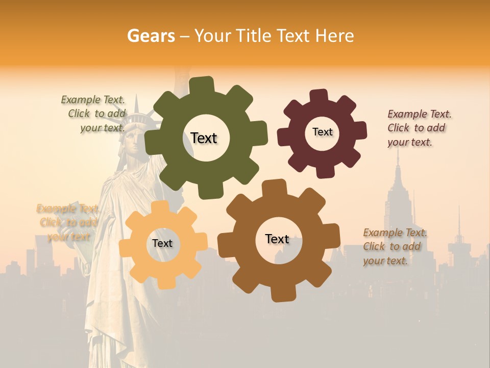 Center River American PowerPoint Template