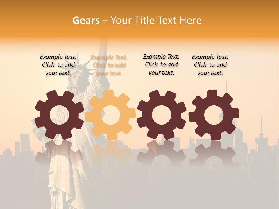 Center River American PowerPoint Template