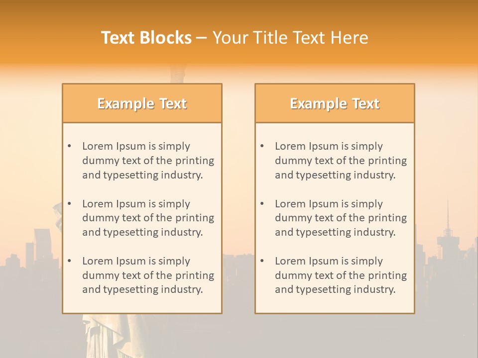 Center River American PowerPoint Template