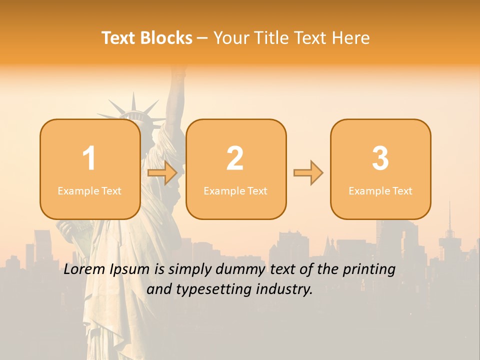 Center River American PowerPoint Template