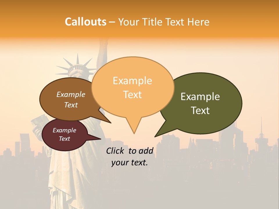 Center River American PowerPoint Template