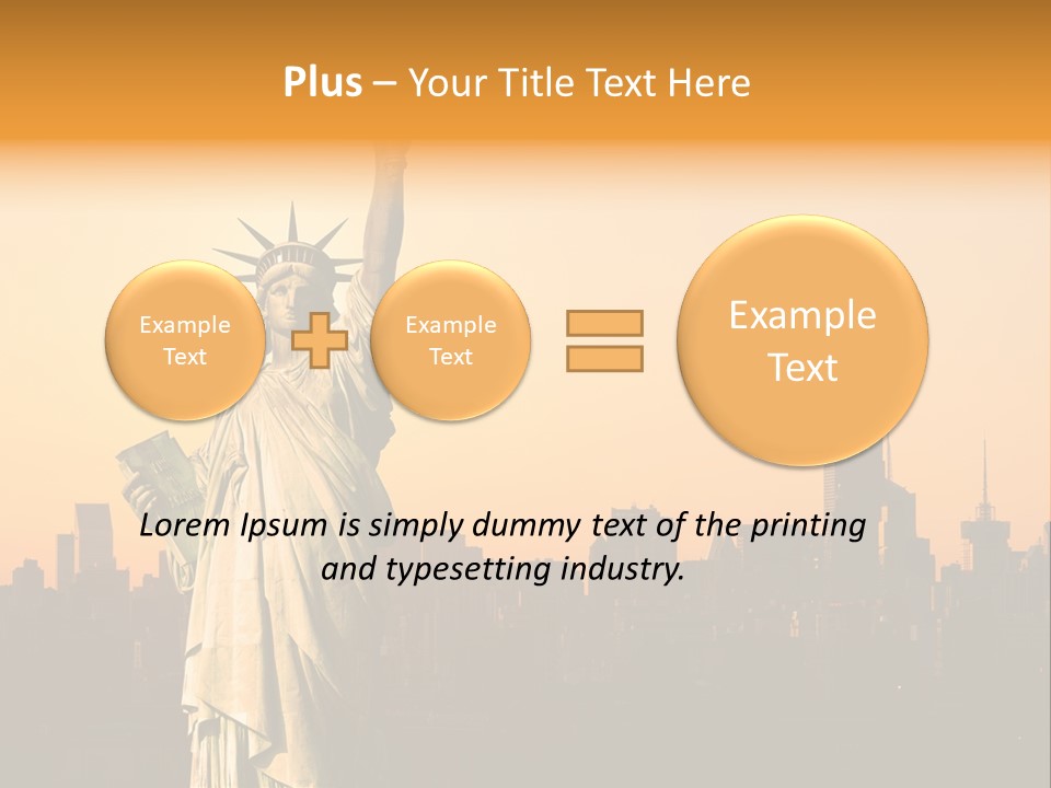 Center River American PowerPoint Template