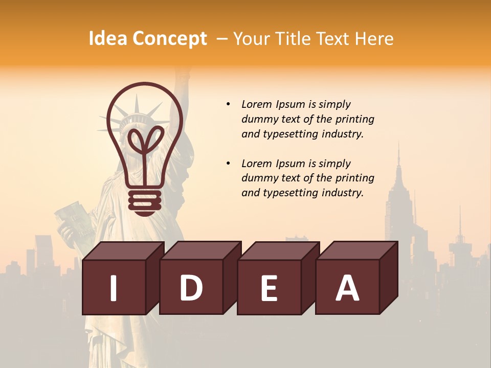 Center River American PowerPoint Template