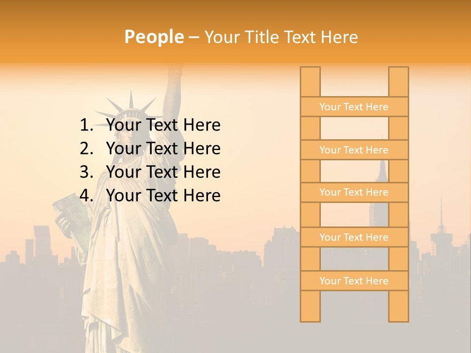 Center River American PowerPoint Template