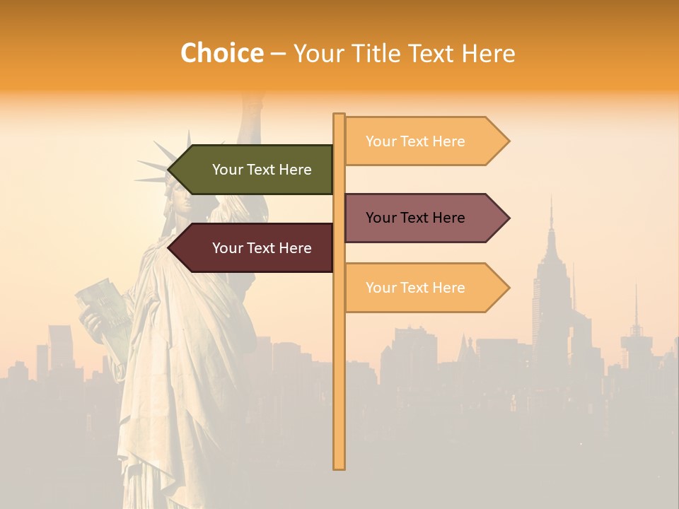 Center River American PowerPoint Template