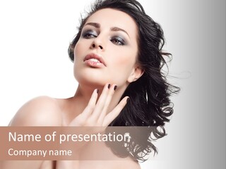 Beauty Romance Space PowerPoint Template