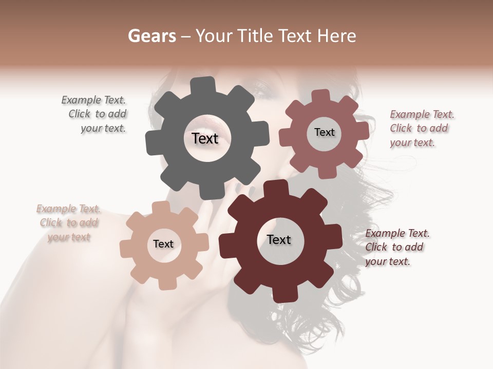 Beauty Romance Space PowerPoint Template