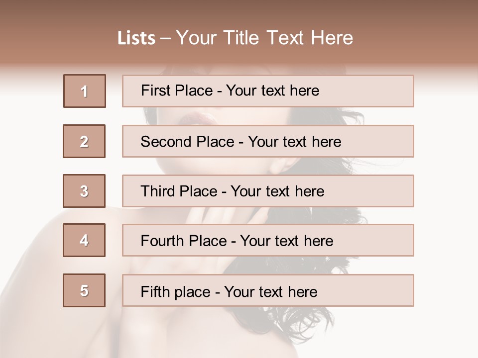 Beauty Romance Space PowerPoint Template