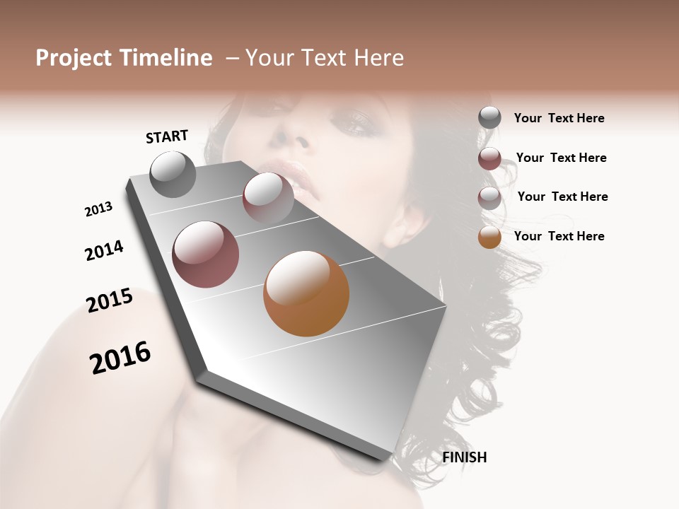 Beauty Romance Space PowerPoint Template