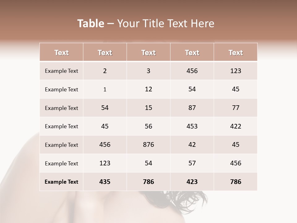 Beauty Romance Space PowerPoint Template